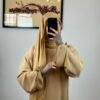 Pack 3 pièces(hijab+foulard+سواعد)