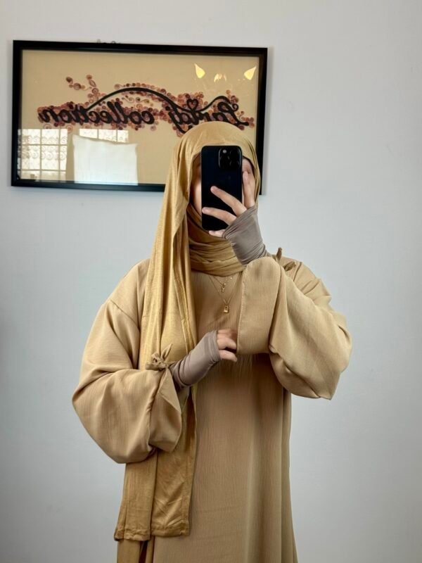 Pack 3 pièces(hijab+foulard+سواعد)